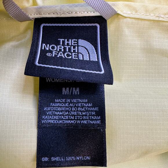 The North Face Bright Yellow Lightweight Windbreaker Zip Front Jacket - Picture 5 of 9